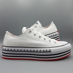 Converse All Star Platform Layer White Logo Play